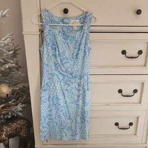 Lilly Pulitzer Blue and White Mini Dress